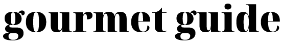 Gourmet Guide logo.